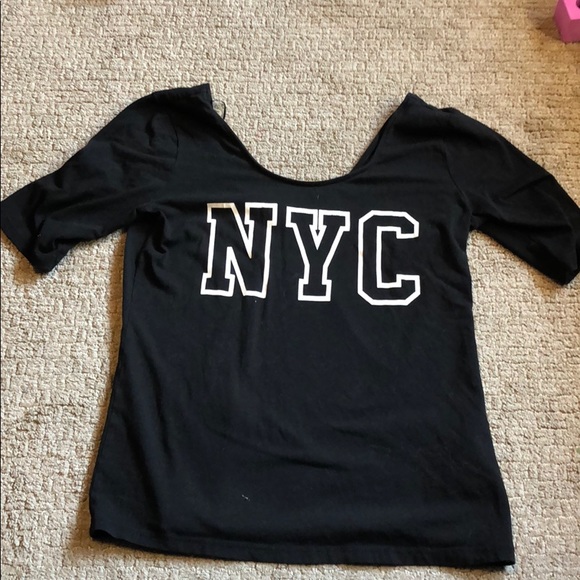 Divided Tops - Black Divided NYC shirt